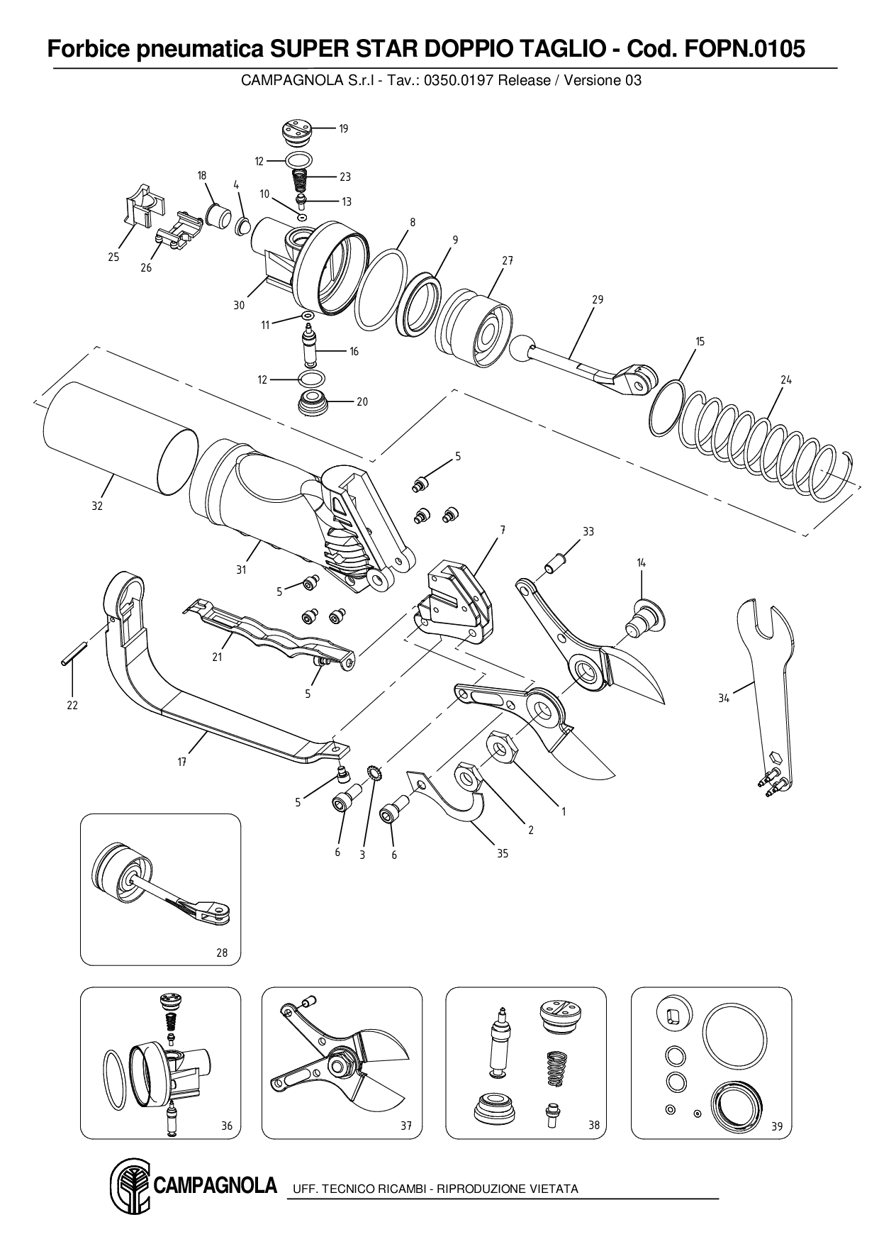 FOPN.0105_Forbice pneum. SUPER STAR DOPPIO TAGLIO